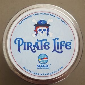 Magic candle company pirate scented candle